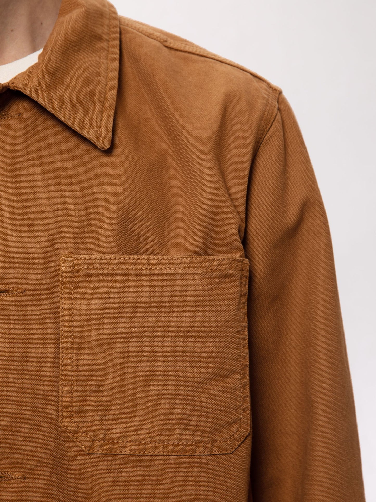 Veste workwear canva camel en coton bio - Barney Canvas
