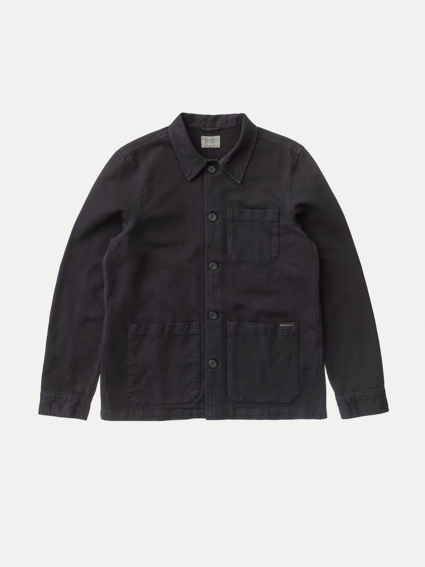 Veste en coton bio | noir "barney worker"