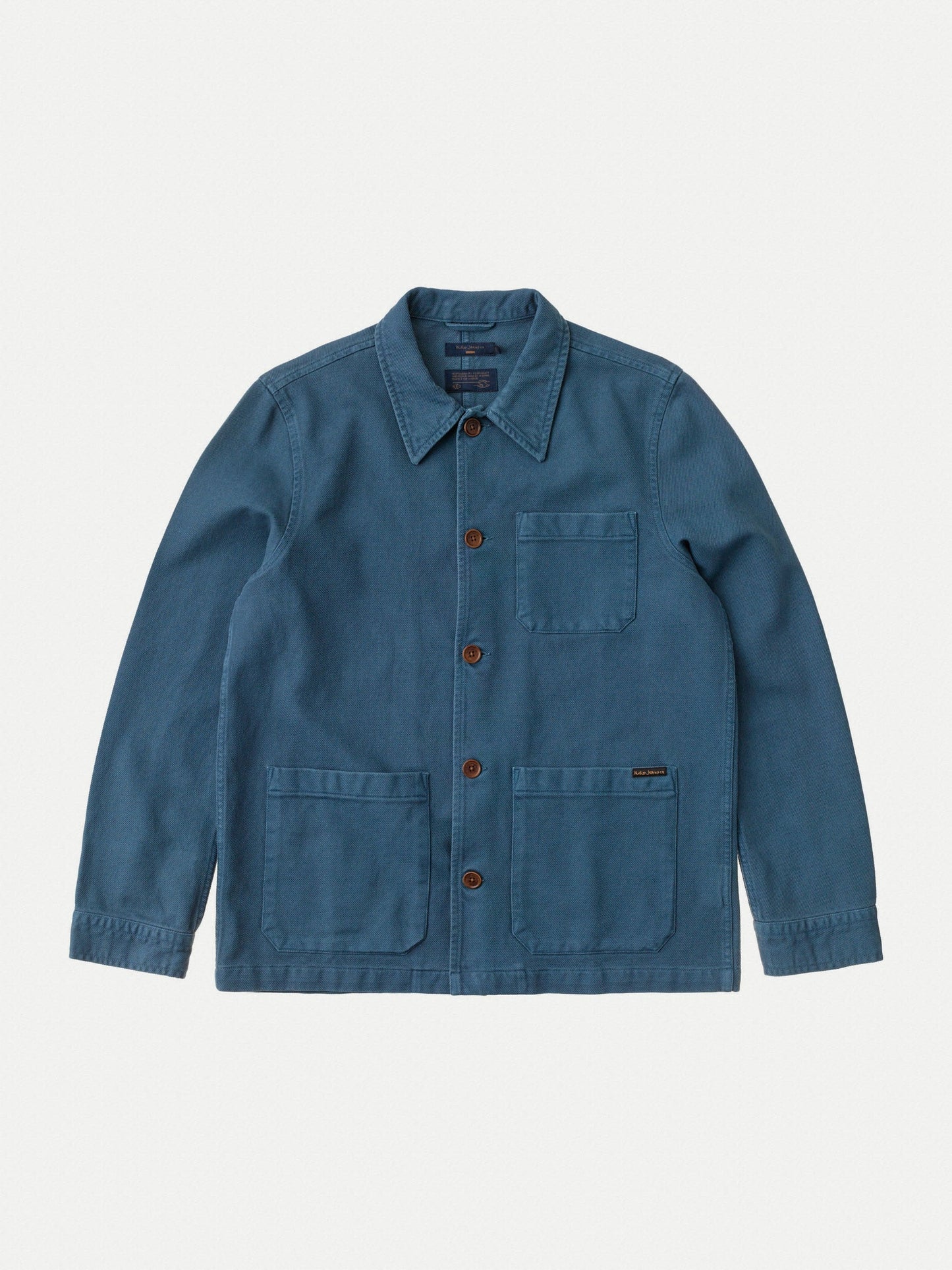 Veste de travail en coton bio - indigo "Barney Worker indigo blue"