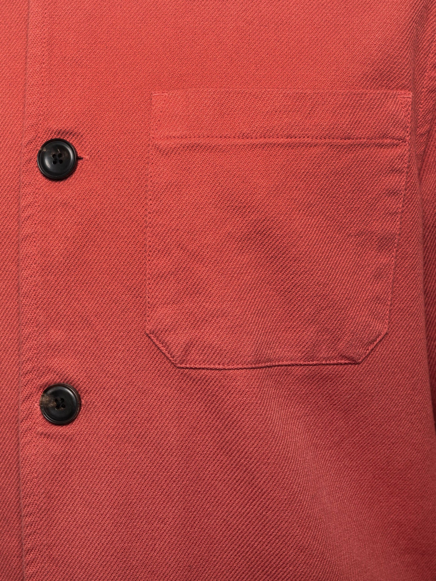 Veste de travail rouge en coton bio - Barney Worker Jacket poppy red