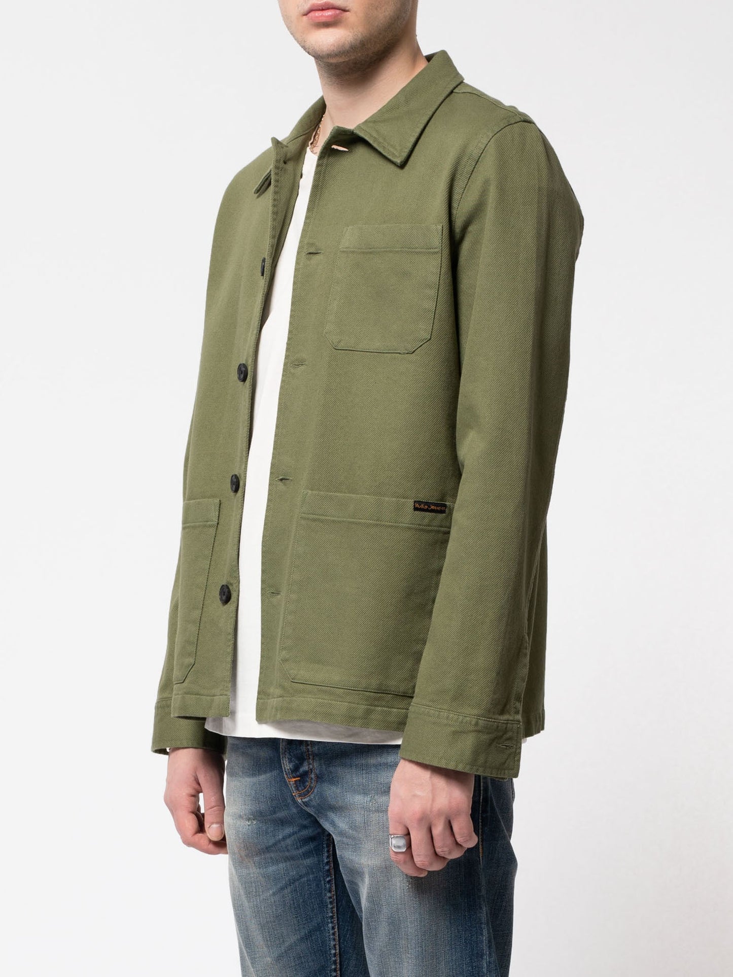 Veste de travail verte en coton bio - Barney Worker