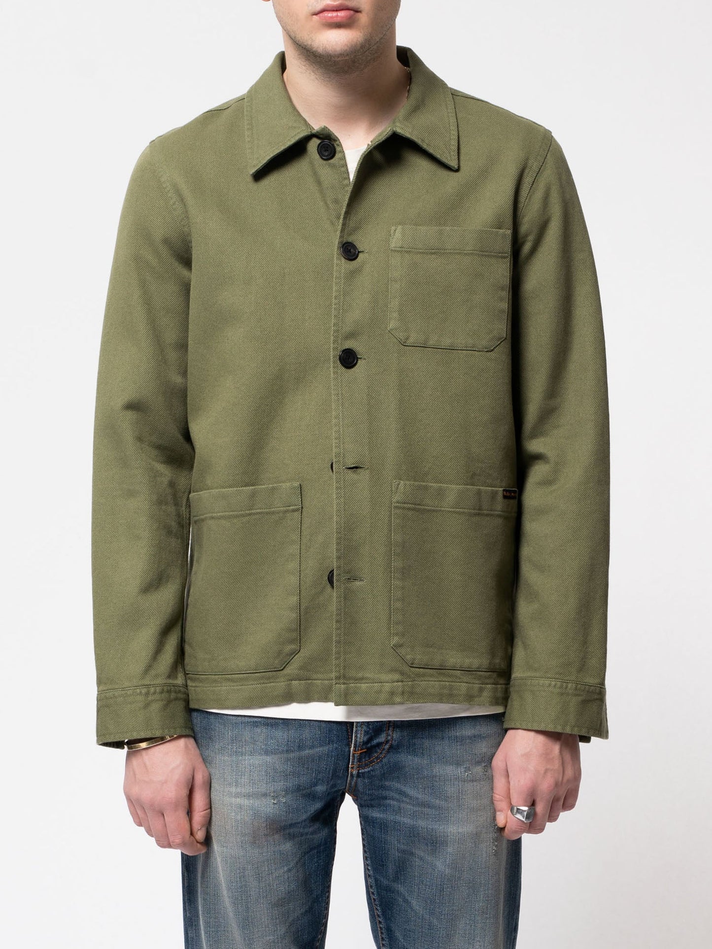 Veste de travail verte en coton bio - Barney Worker
