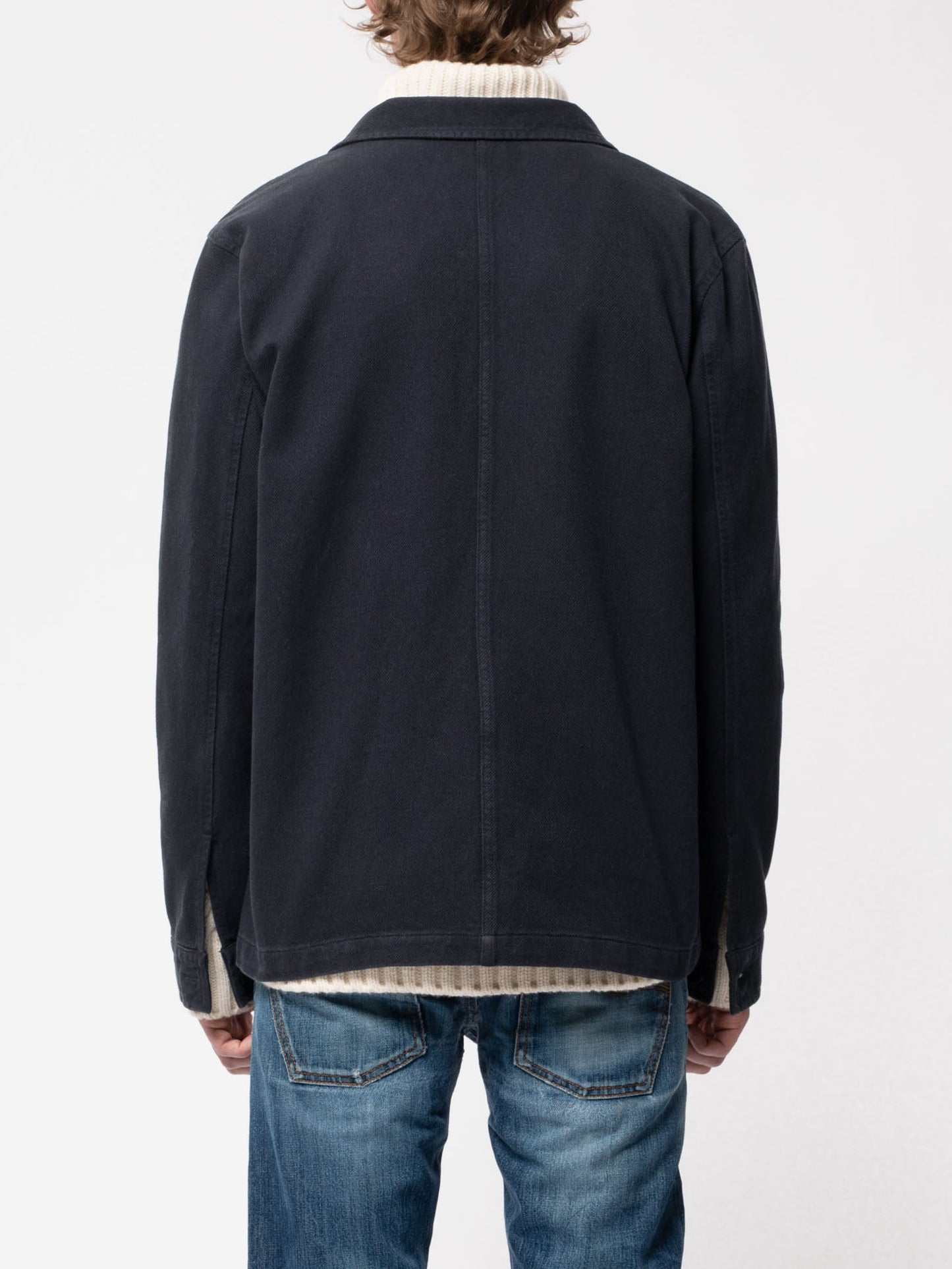 Veste de travail marine en coton bio - Barney worker