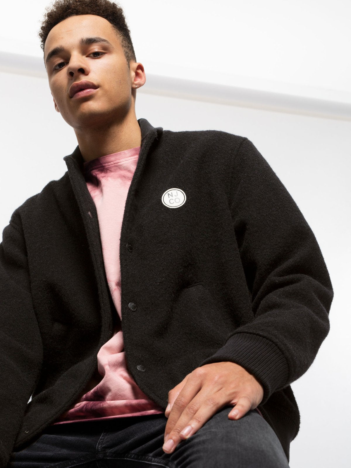 Veste en laine noire - bengan