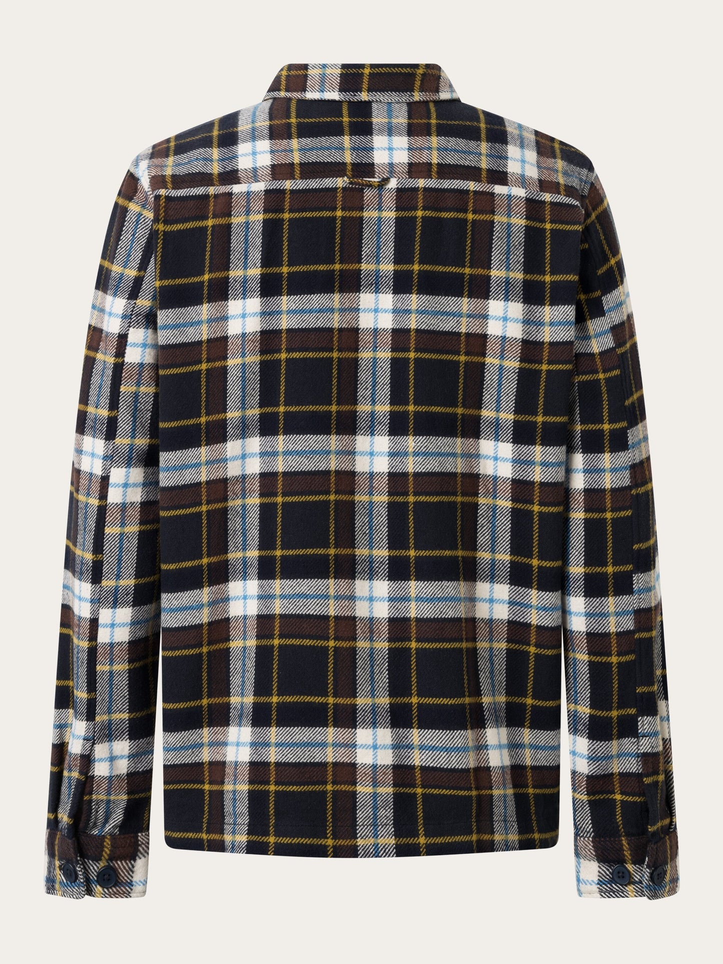 Surchemise à carreaux en coton bio | multicolore "big checked heavy flannel overshirt"