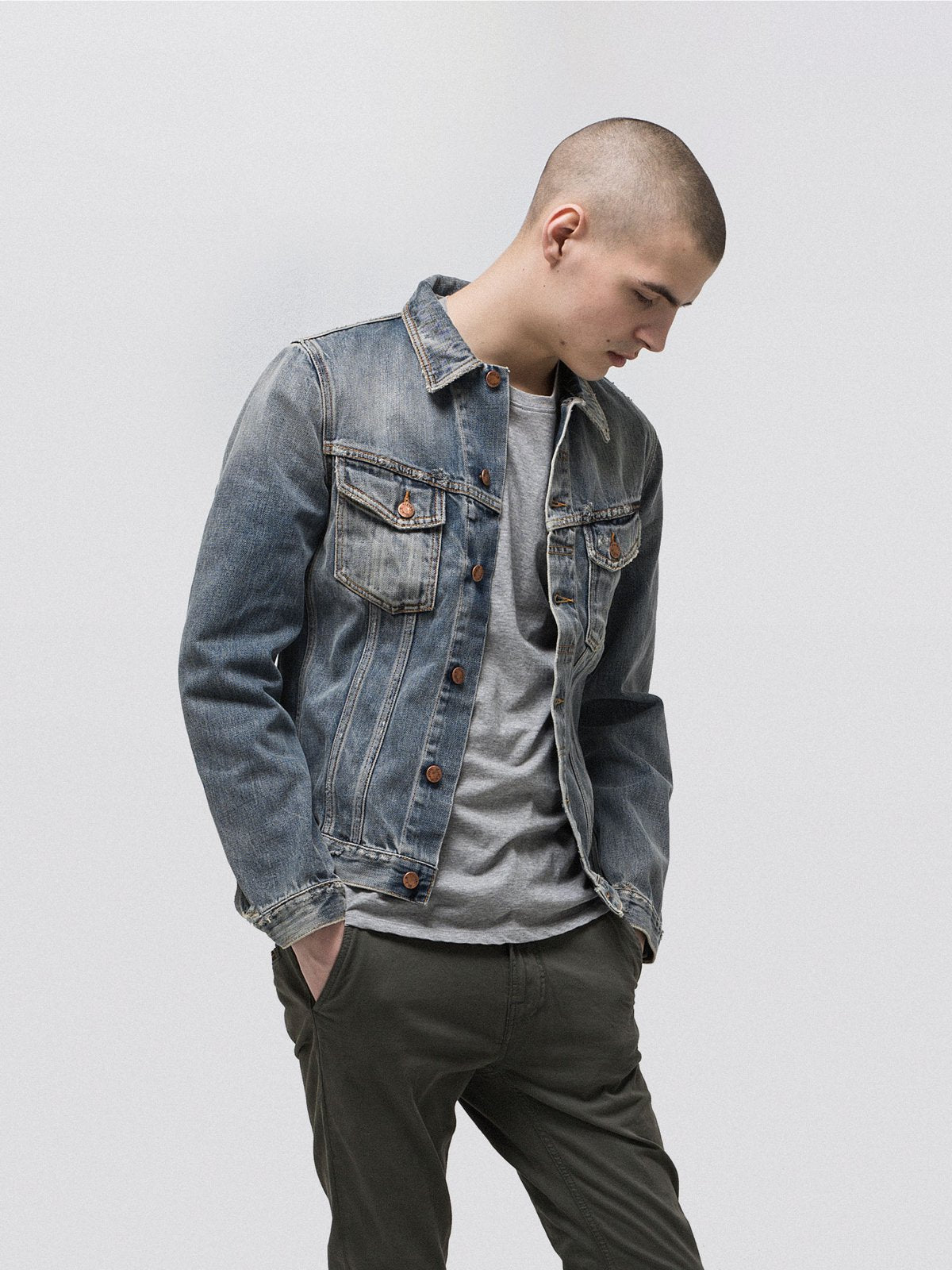 Veste en jean coton bio - Billy Shimmering