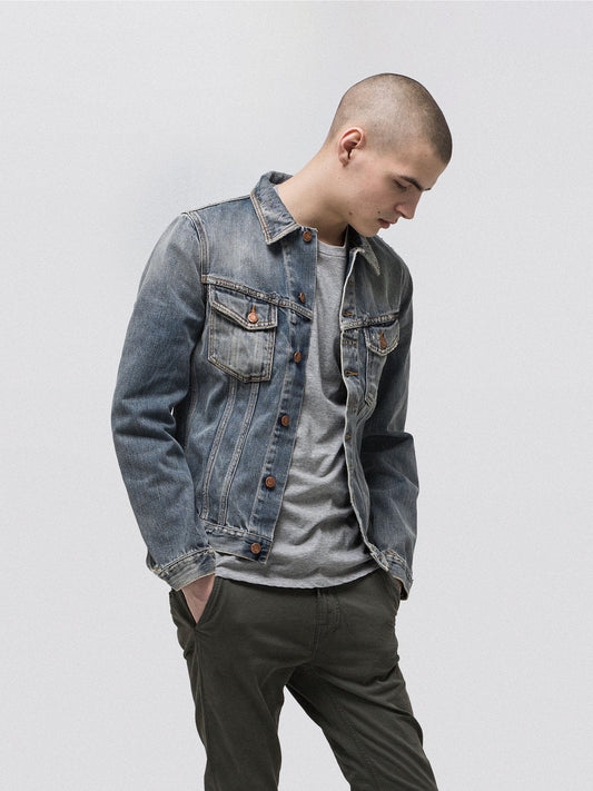 Veste en jean coton bio - Billy Shimmering