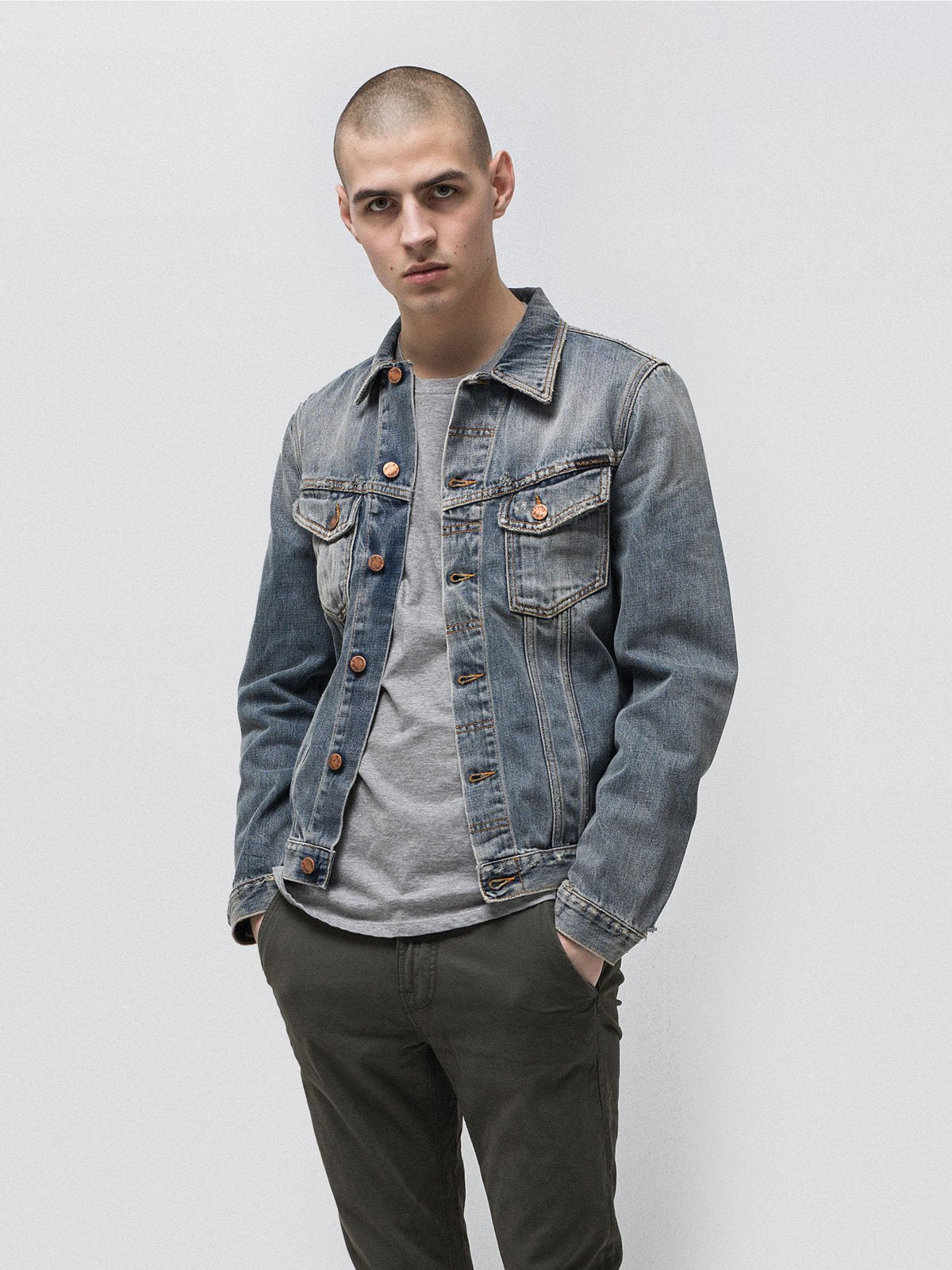 Veste en jean coton bio - Billy Shimmering