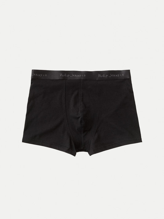 Boxer noir en coton bio - boxer briefs black