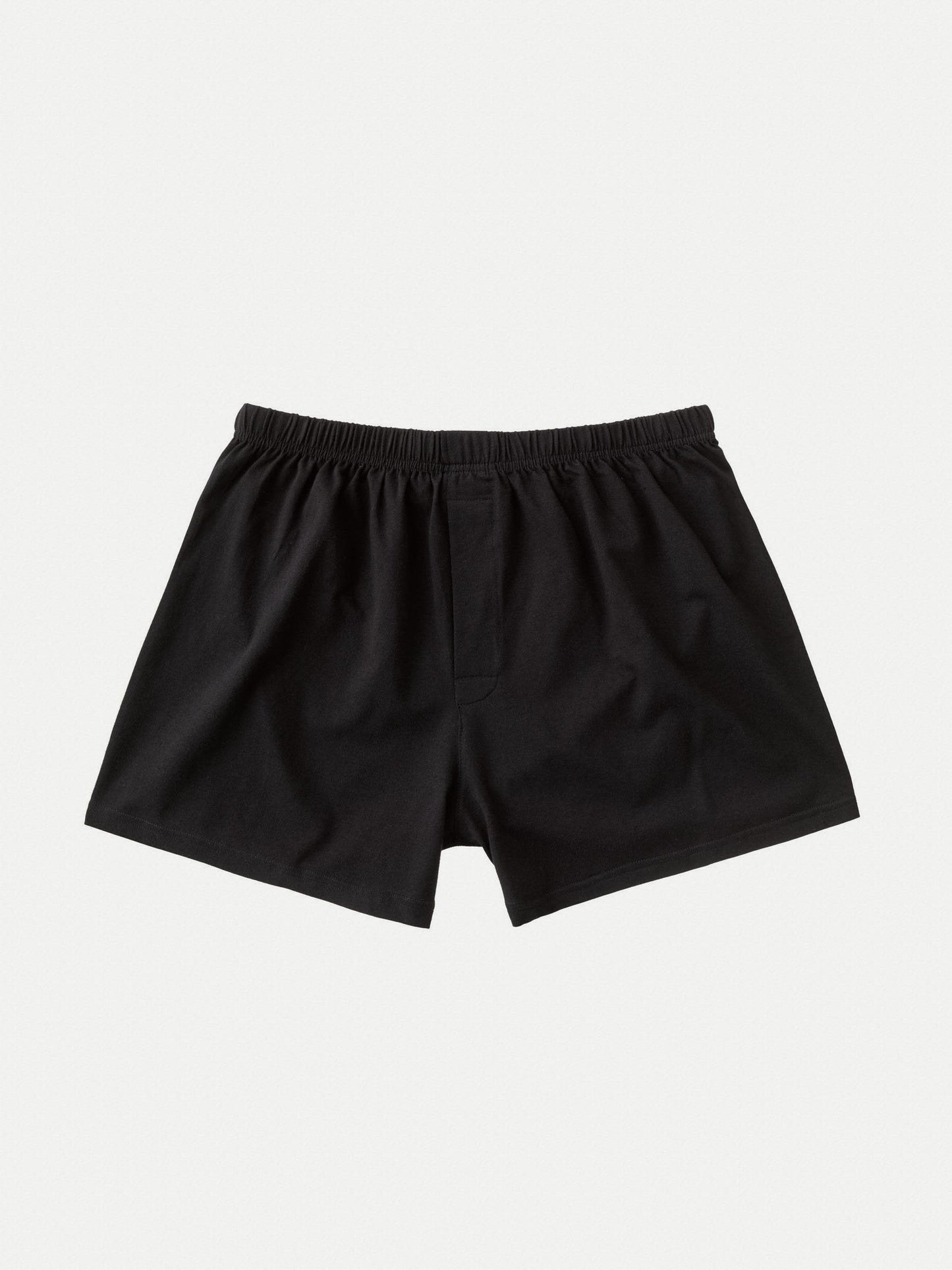 Caleçon noir en coton bio - boxer shorts