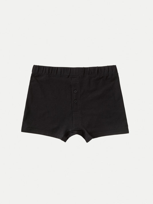 Boxer en coton bio | noir "Boxer Trunks Black"