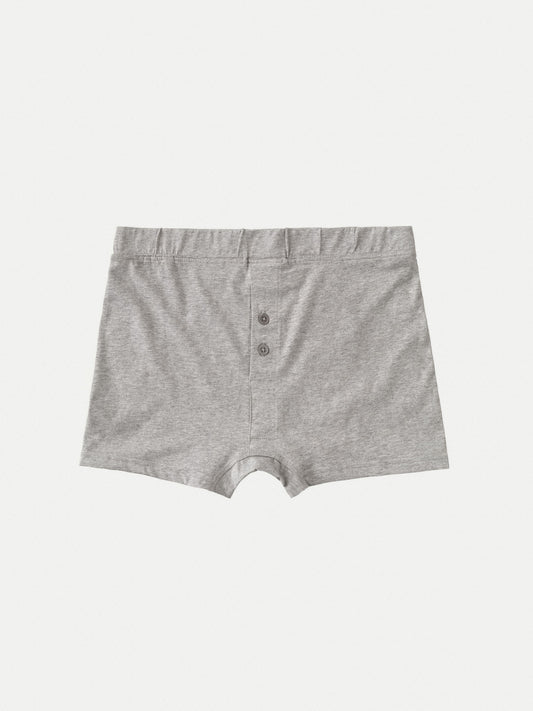 Boxer en coton bio | gris "Boxer Trunks Greymelange"