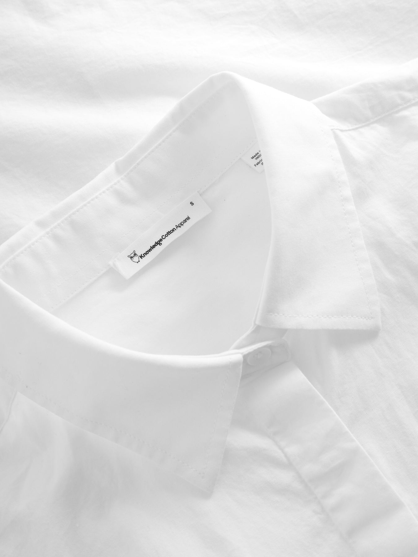 Chemise popeline en coton bio | blanc "poplin shirt bright white"