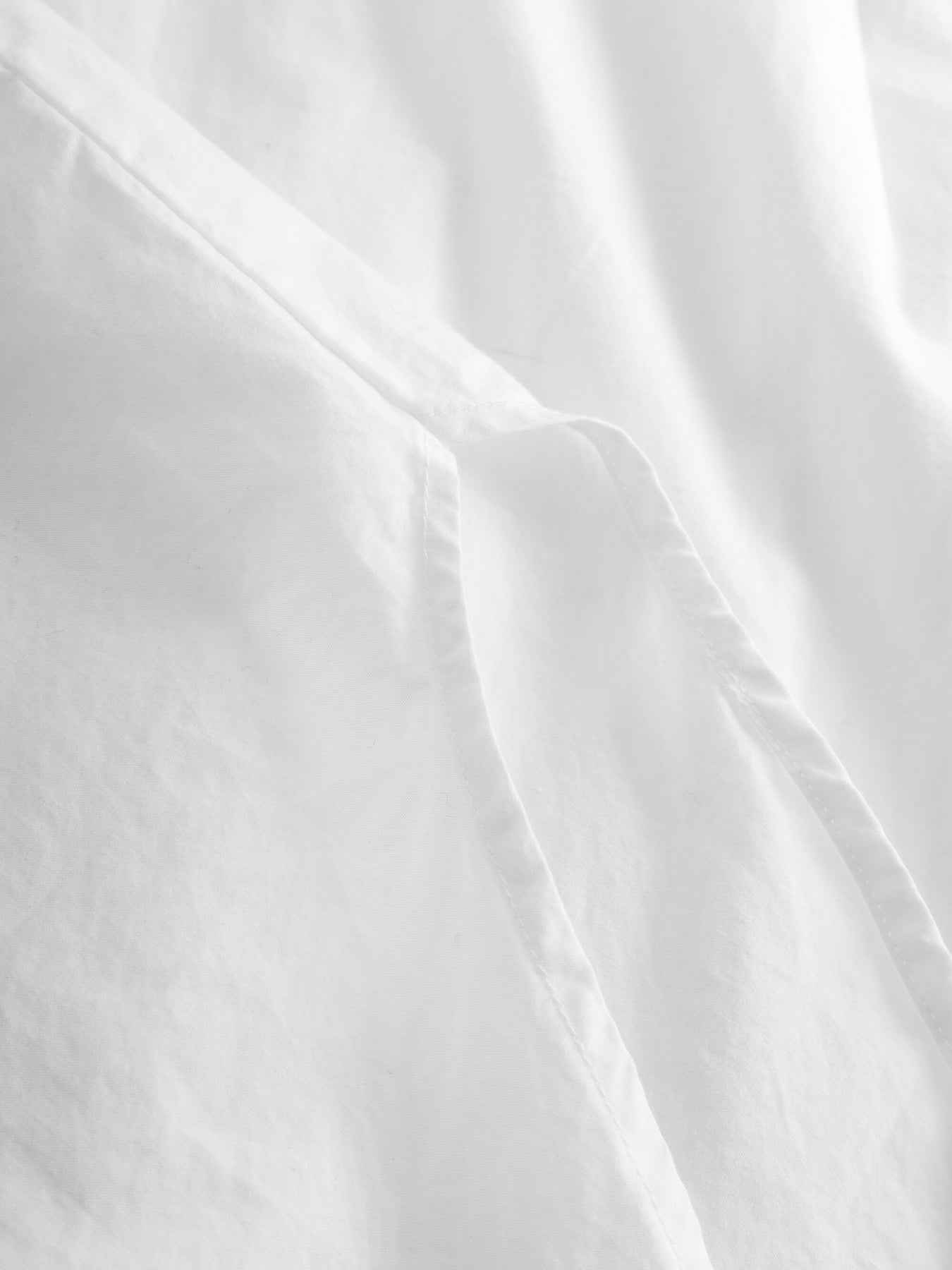 Chemise popeline en coton bio | blanc "poplin shirt bright white"