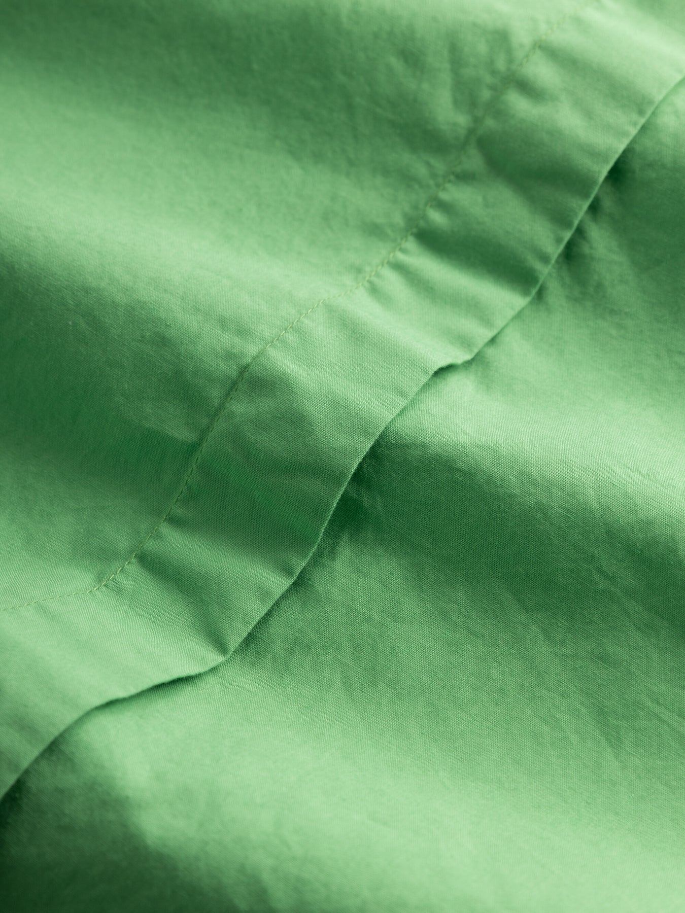 Chemise vert vif en popeline de coton bio - poplin shirt vibrant green