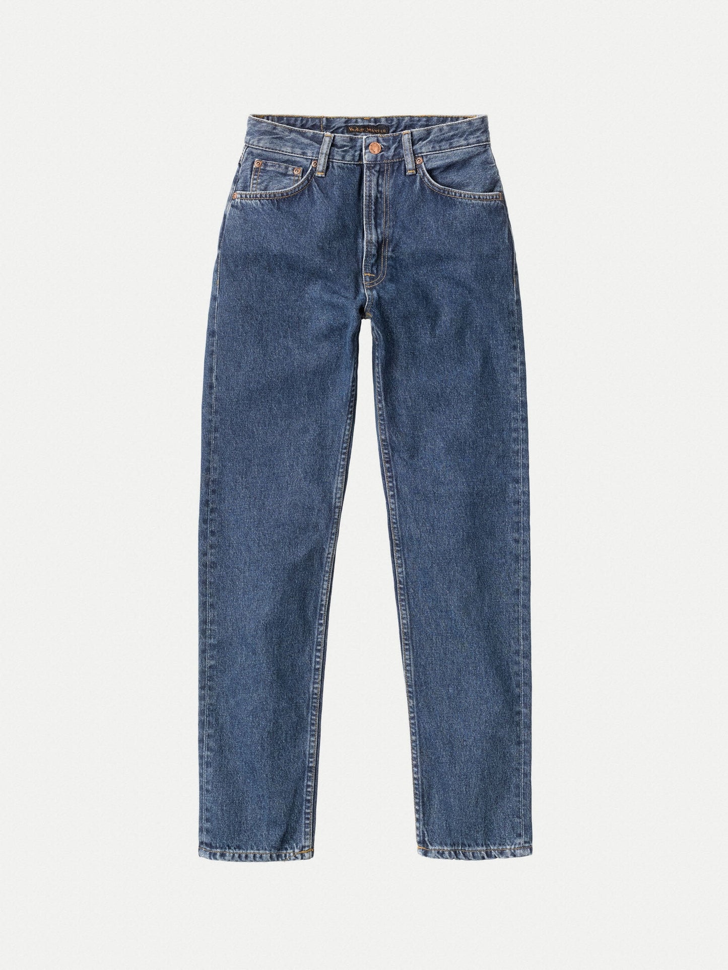 Jean mom en coton bio et recyclé | bleu foncé "breezy britt 90s stone"