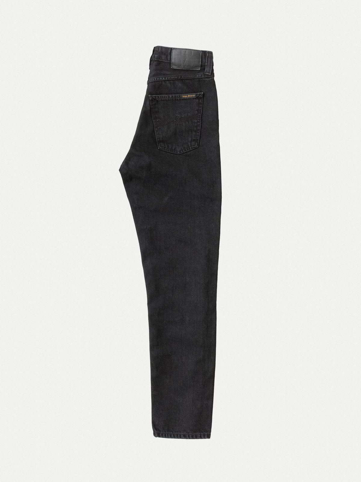 Jean mom noir en coton bio - breezy britt black worn