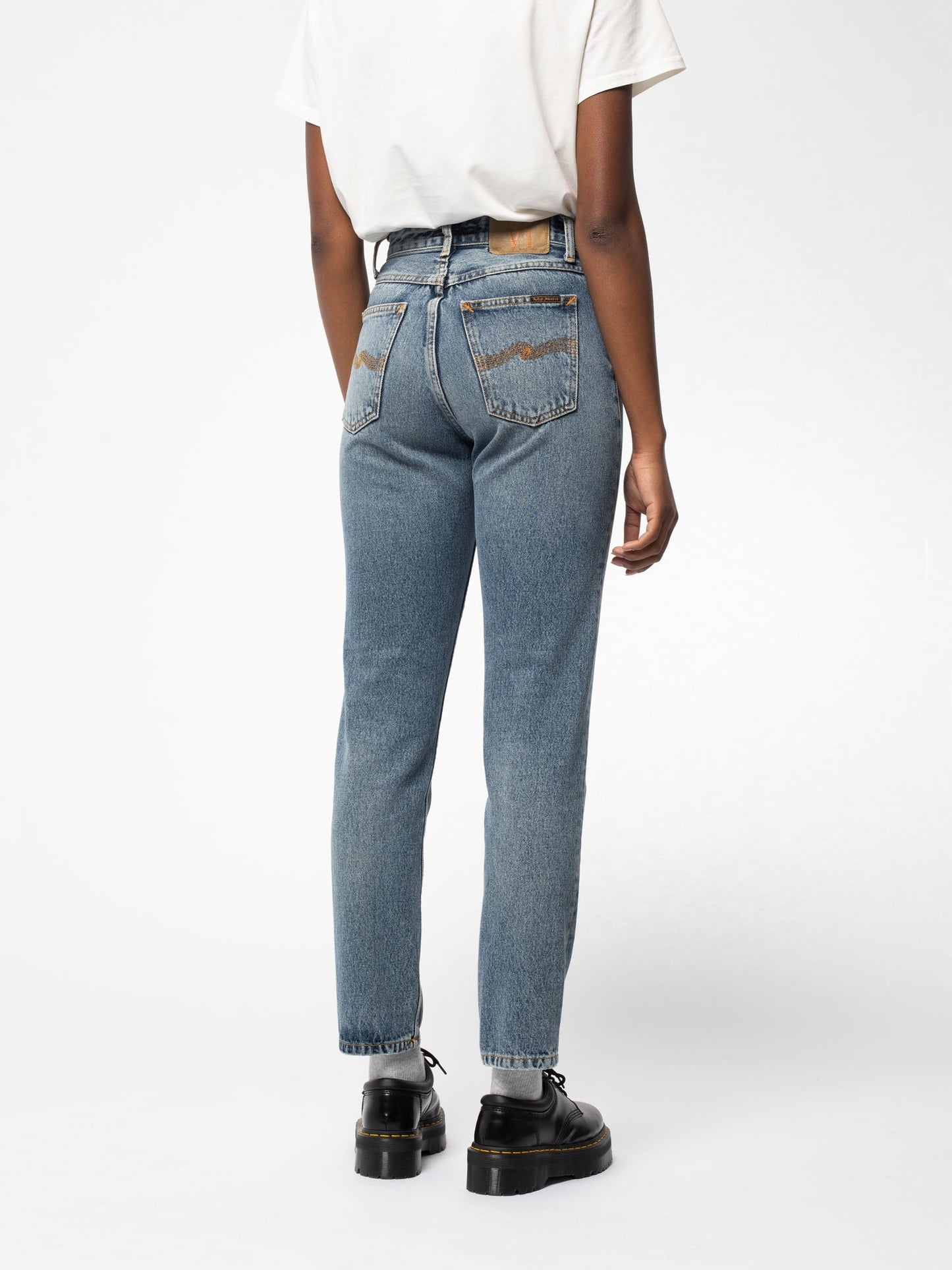 Jean mom bleu clair en coton bio - Breezy Britt Blue Bird