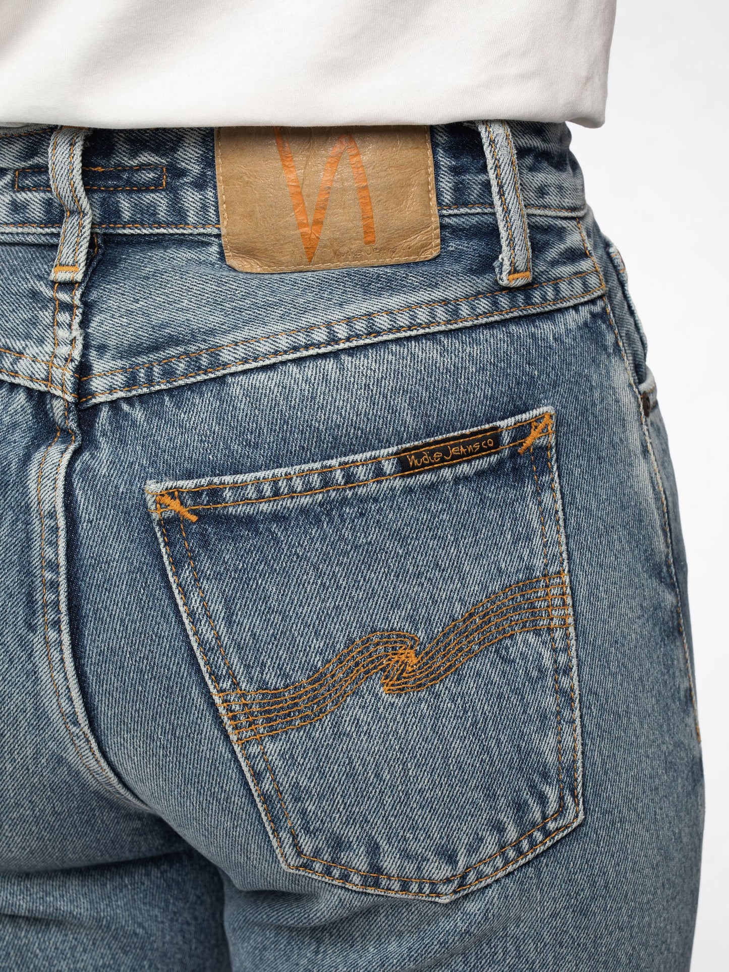 Jean mom bleu clair en coton bio - Breezy Britt Blue Bird
