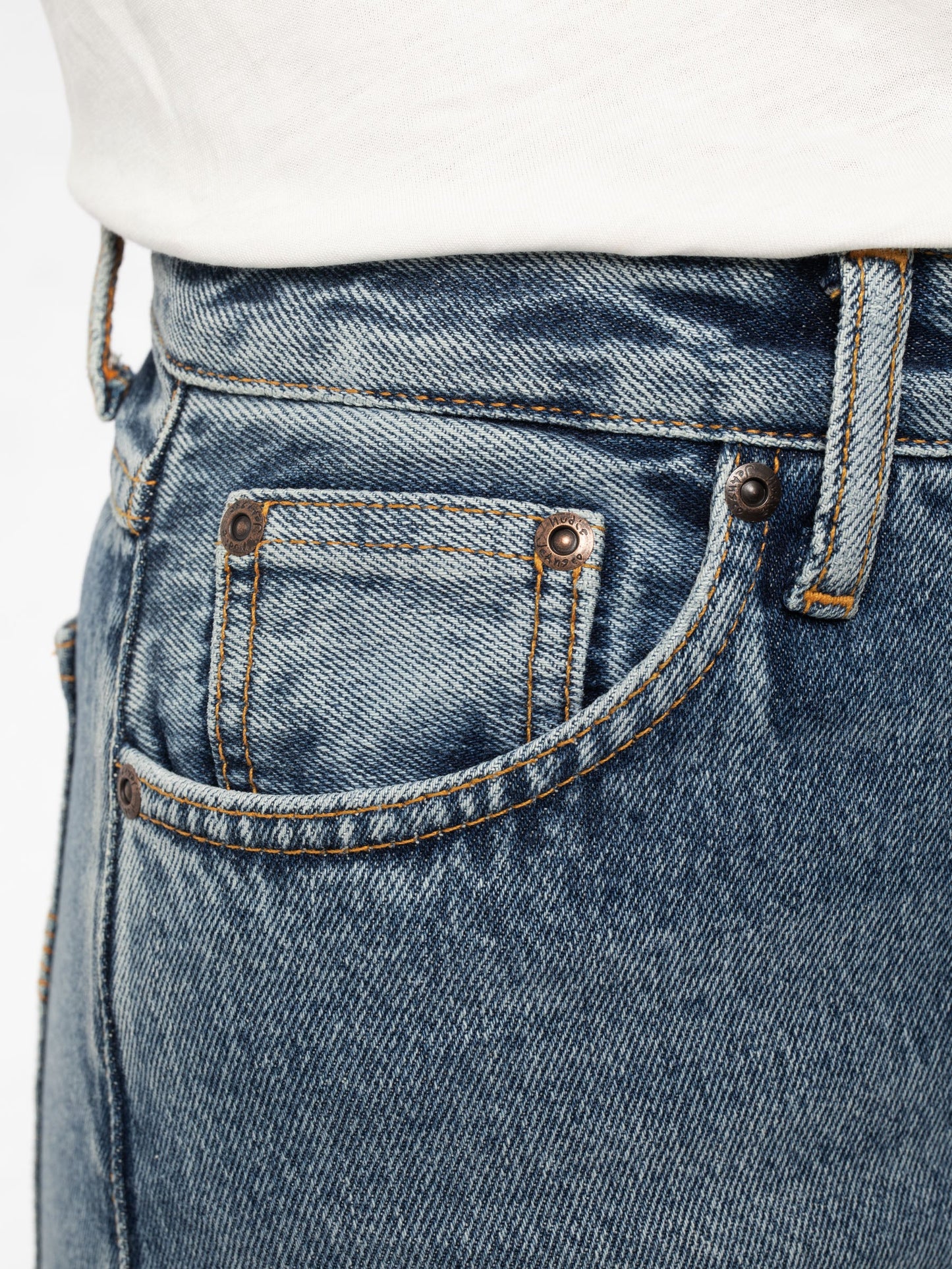 Jean mom bleu clair en coton bio - Breezy Britt Blue Bird