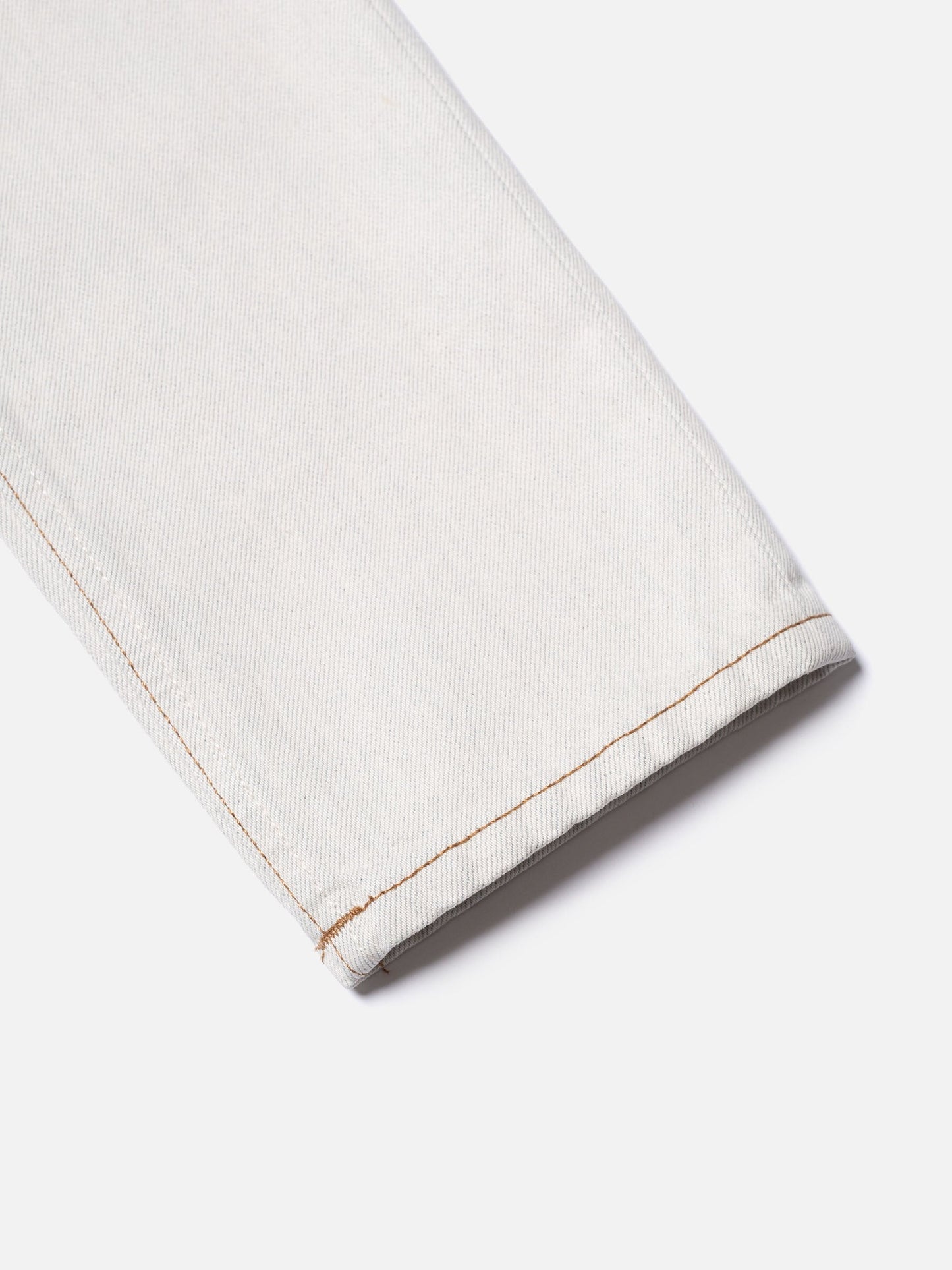 Jean mom blanc en coton bio - breezy britt clay white
