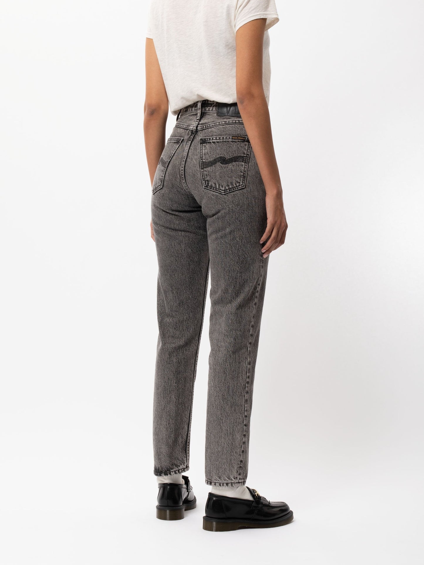 Jean mom gris en coton bio - Breezy Britt Desert Night
