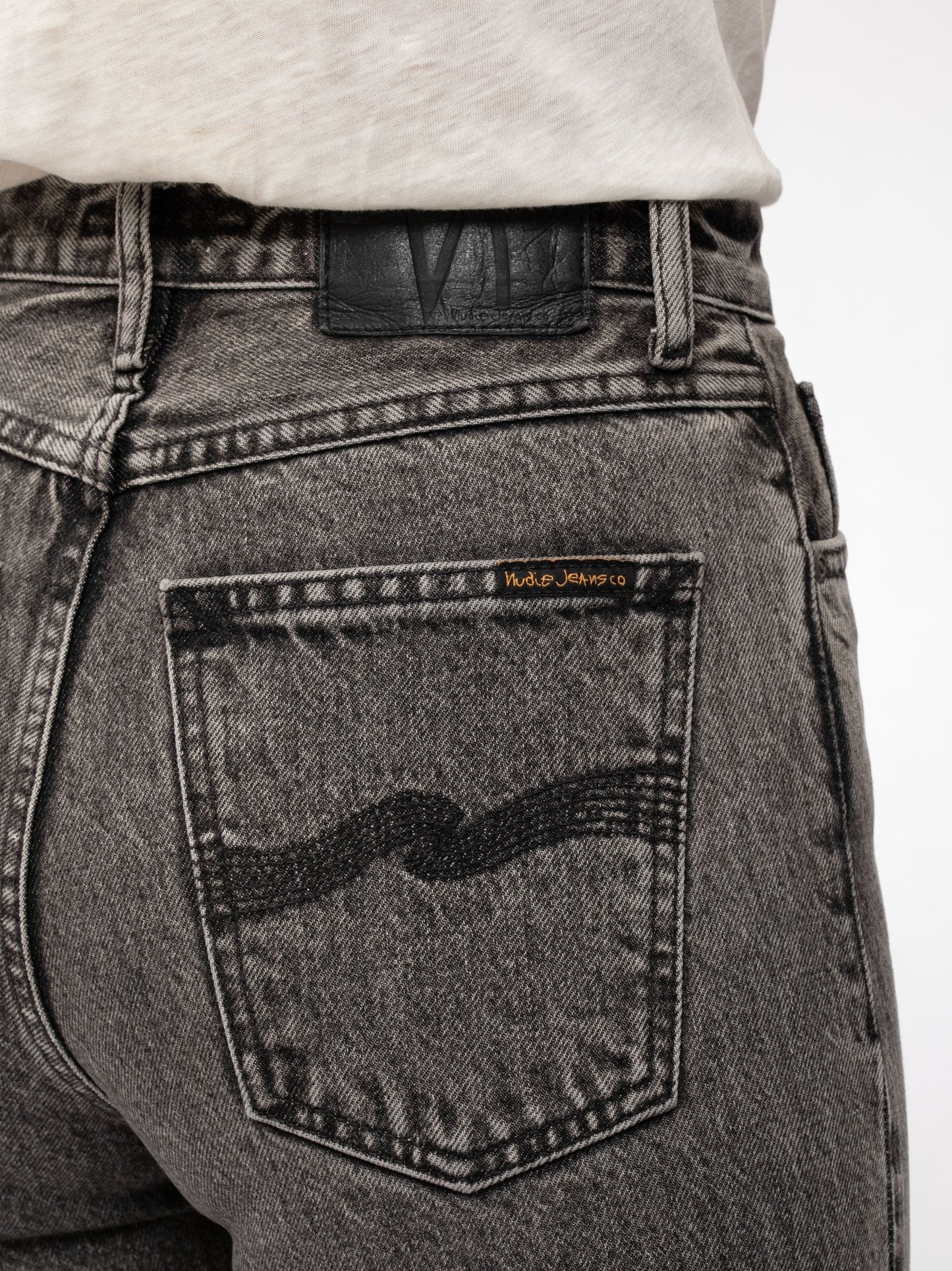 Jean mom gris en coton bio - Breezy Britt Desert Night