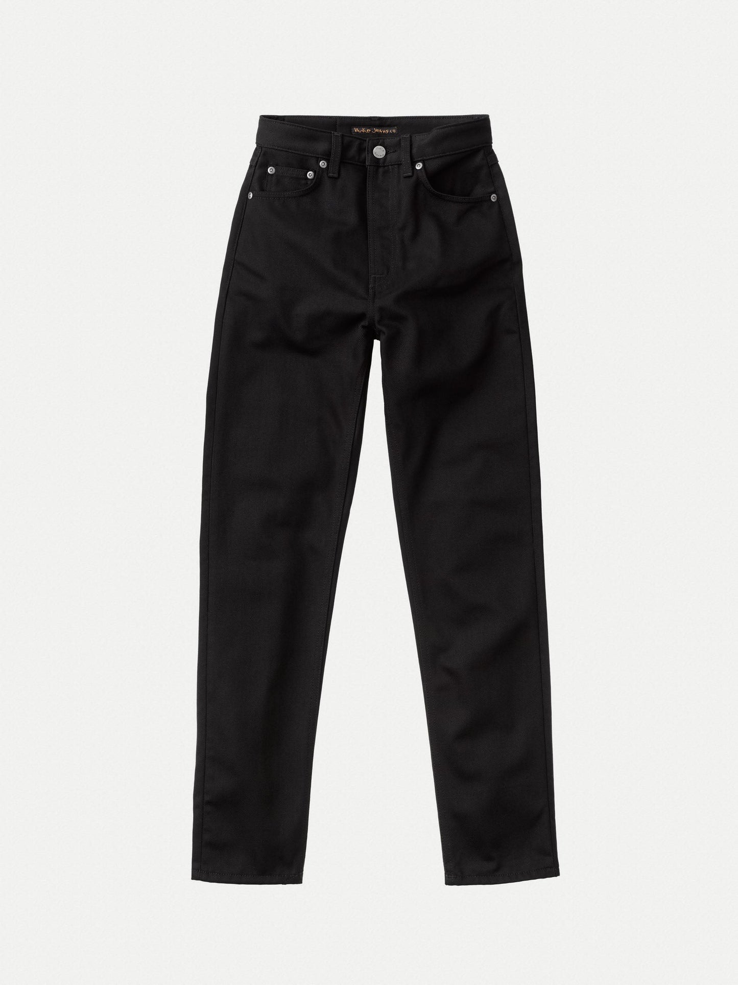 Jean mom en coton bio | noir 'breezy britt dry everblack'