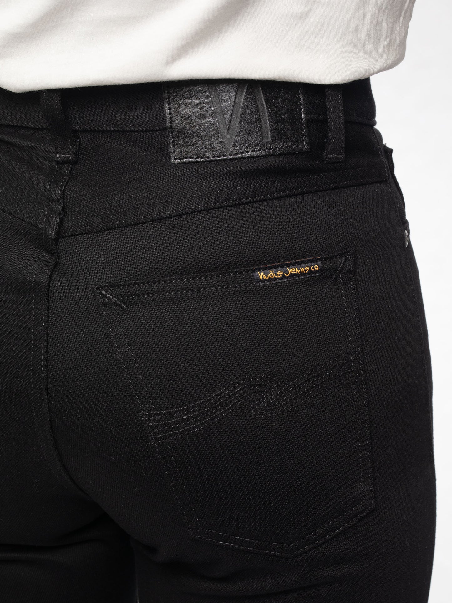 Jean mom en coton bio | noir 'breezy britt dry everblack'