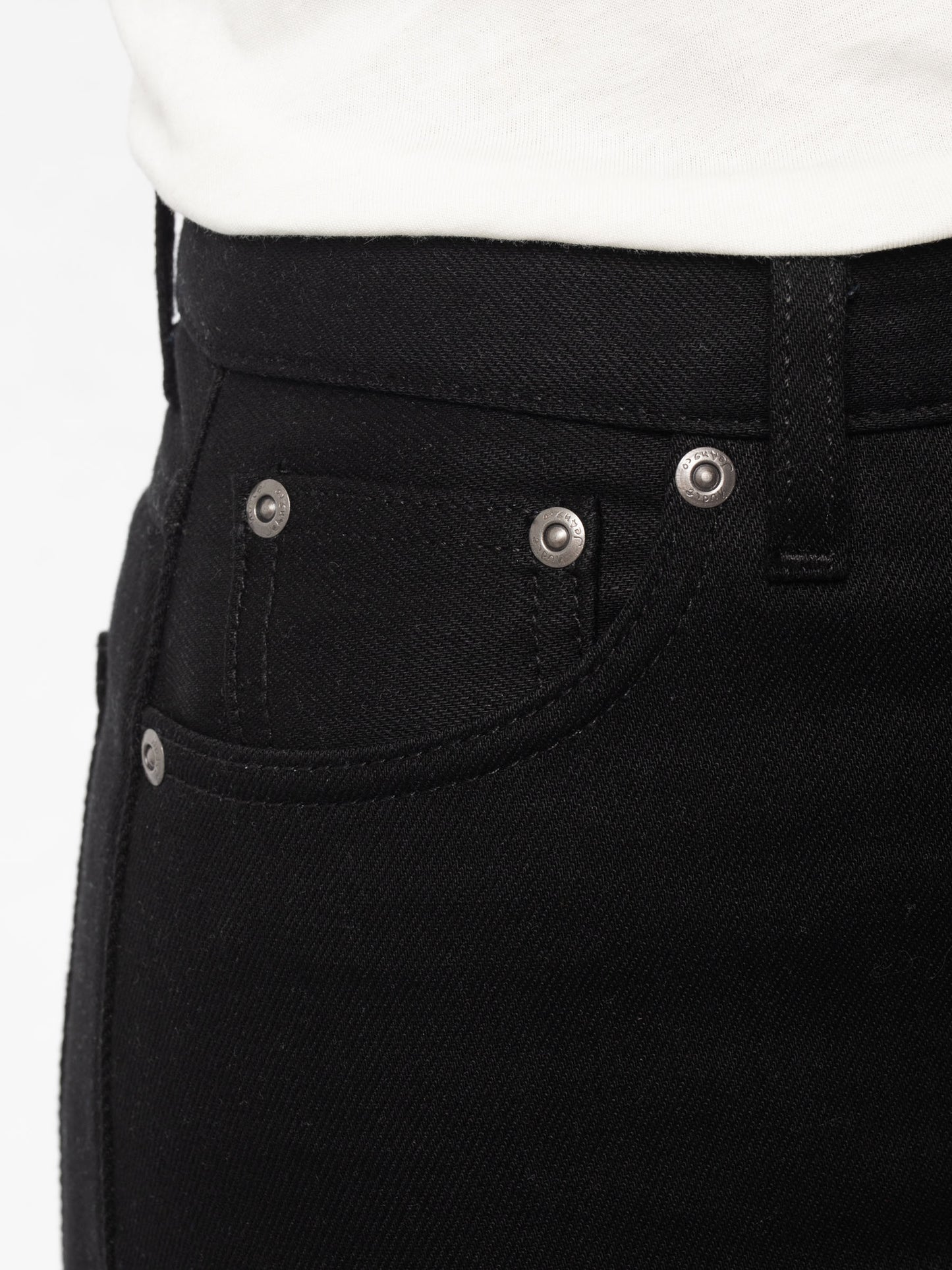 Jean mom en coton bio | noir 'breezy britt dry everblack'