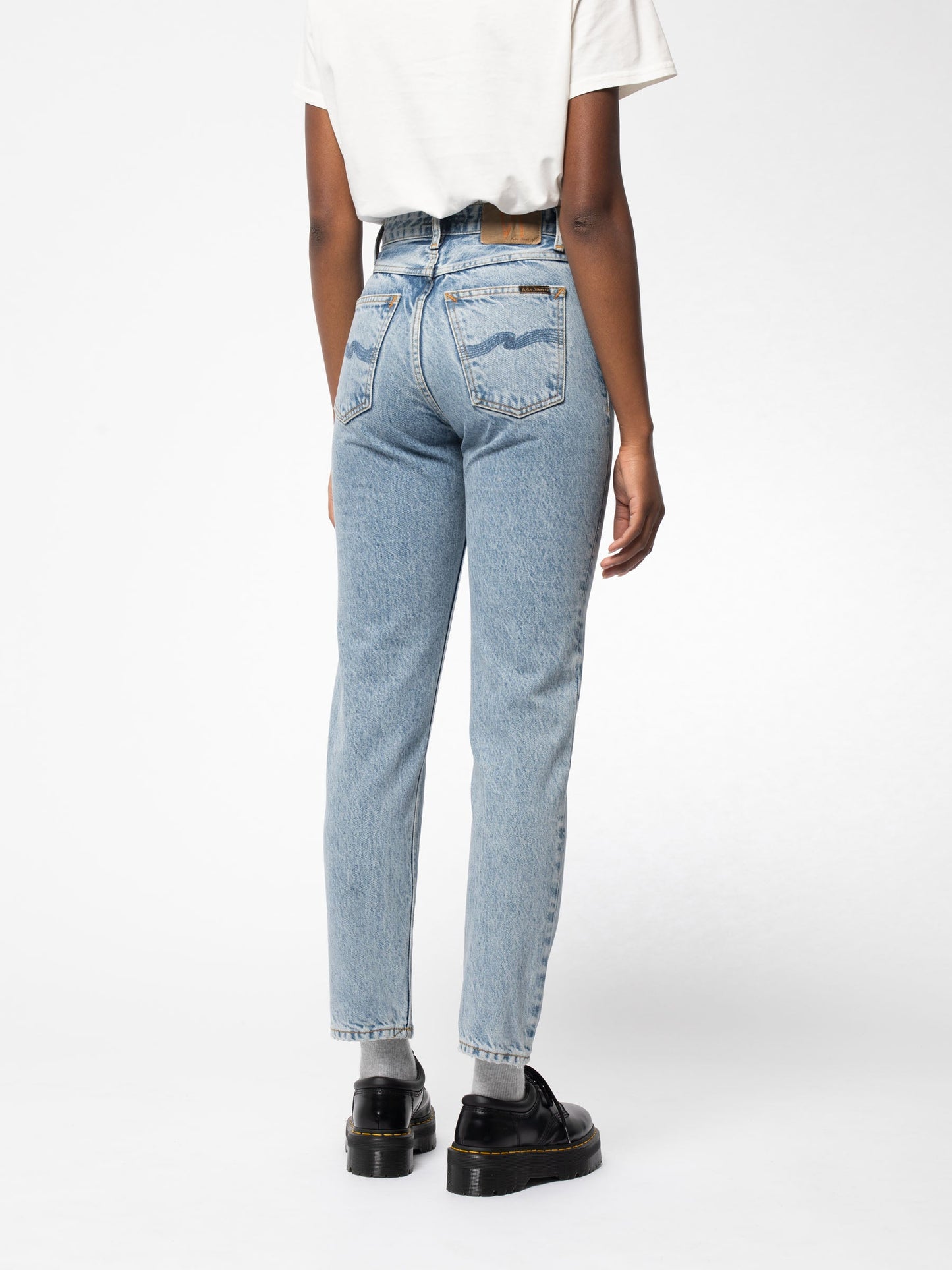 Jean mom bleu vintage en coton bio - Breezy Britt Favorite Blues