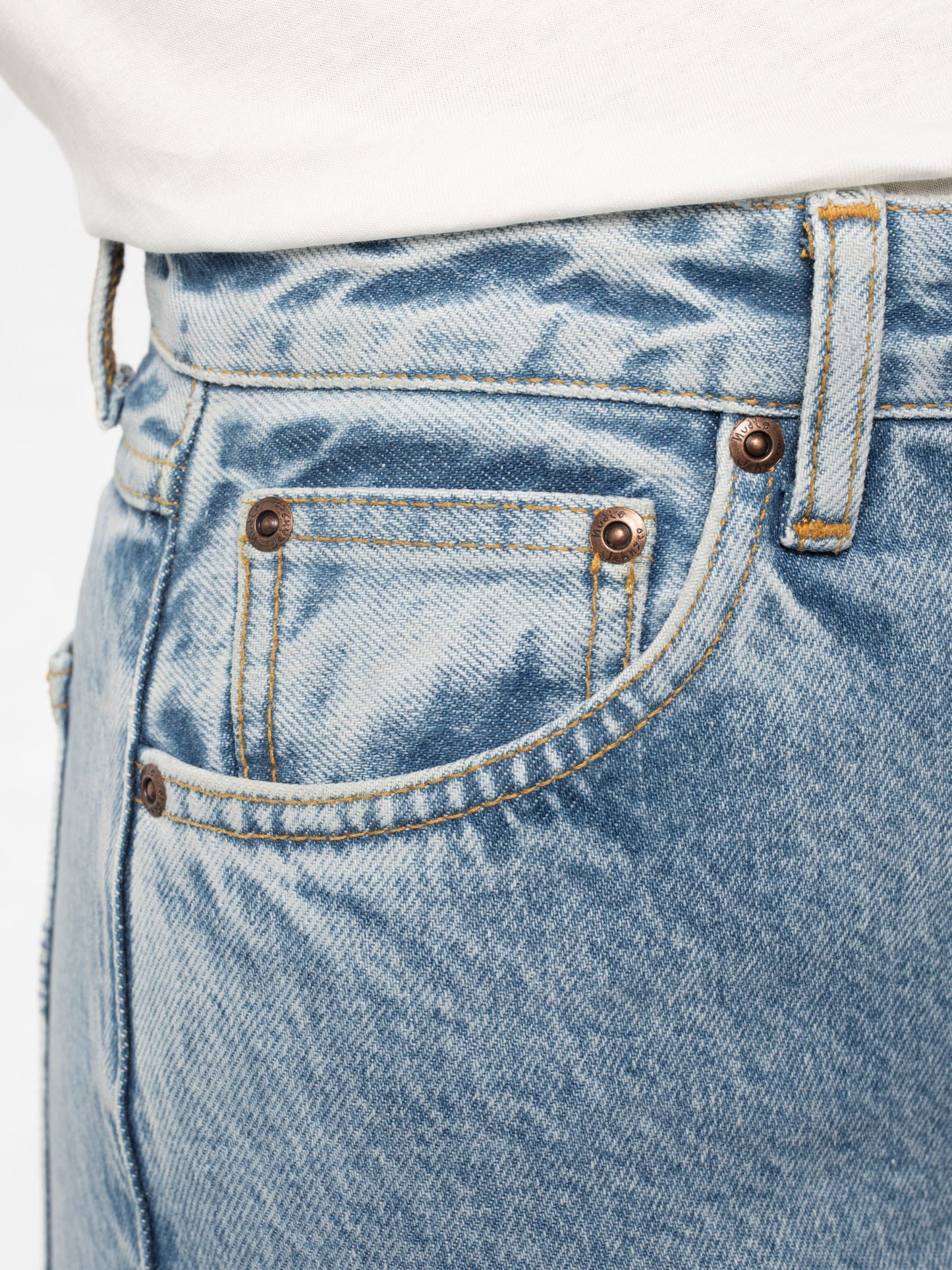 Jean mom bleu vintage en coton bio - Breezy Britt Favorite Blues