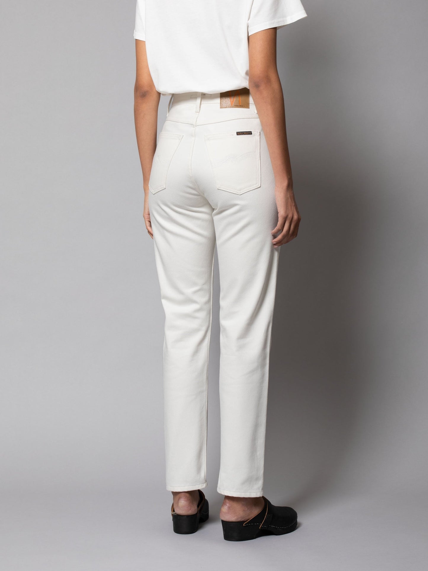 Jean mom blanc en coton recyclé - Breezy Britt Recycled White