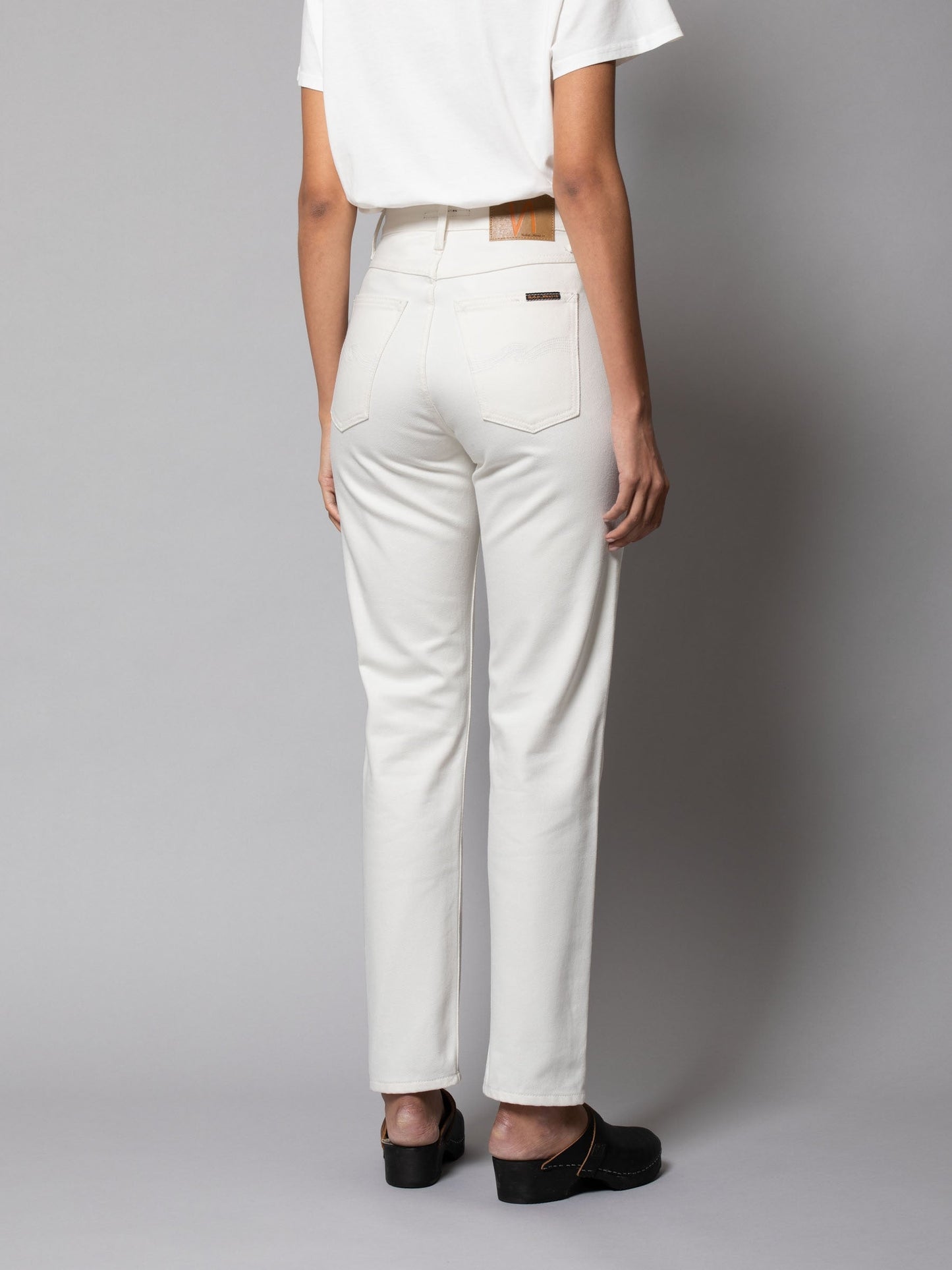 Jean mom blanc en coton recyclé - Breezy Britt Recycled White