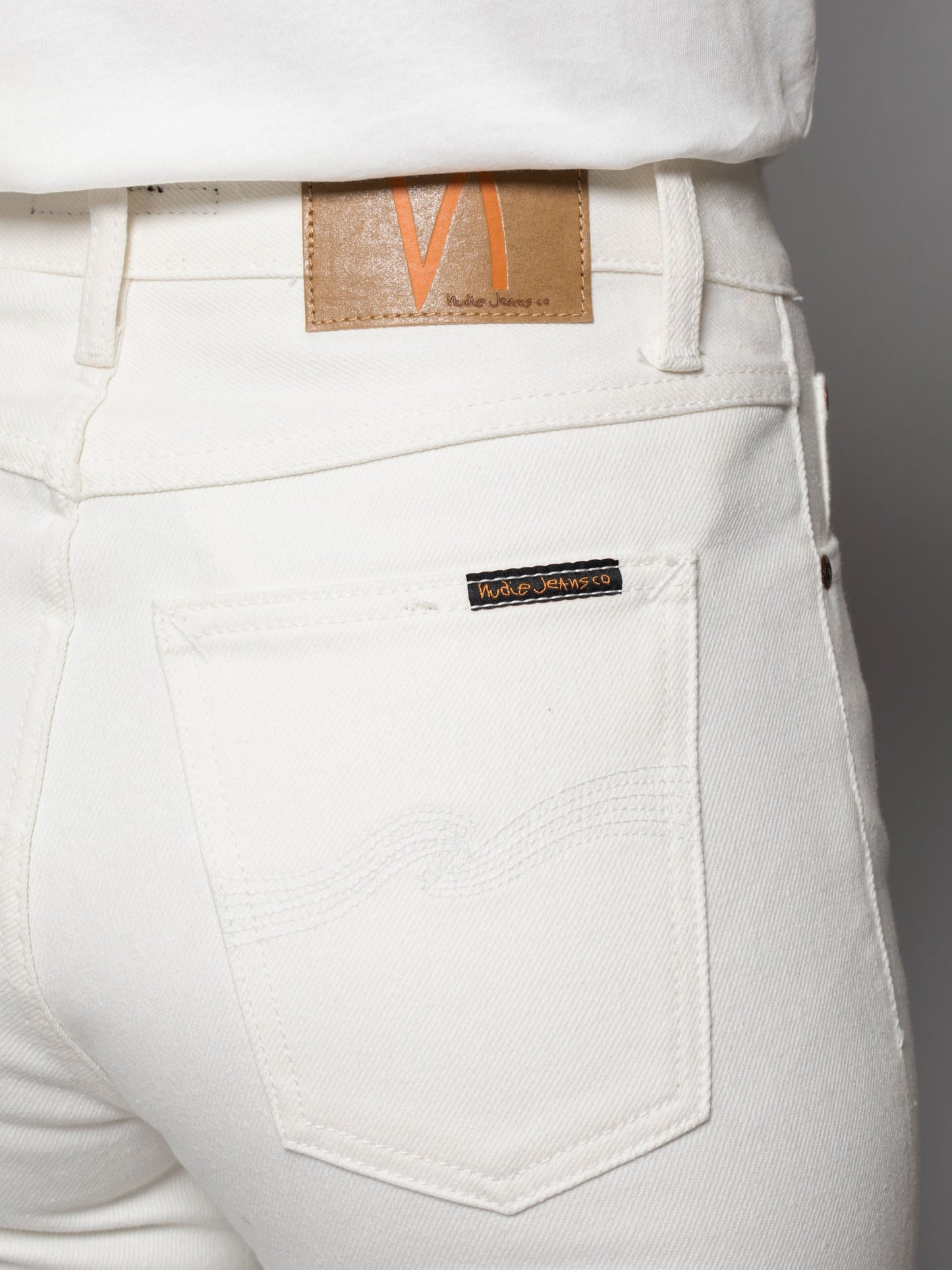 Jean mom blanc en coton recyclé - Breezy Britt Recycled White