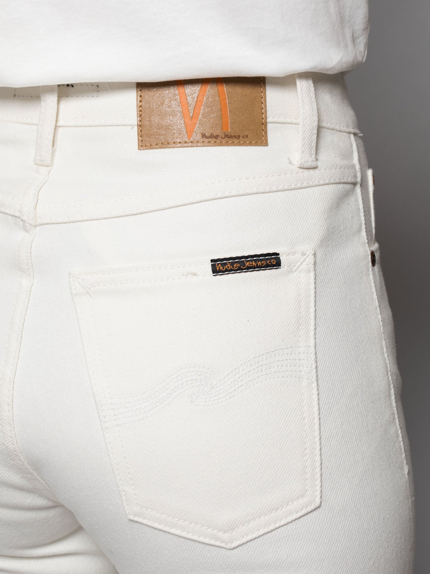 Jean mom blanc en coton recyclé - Breezy Britt Recycled White