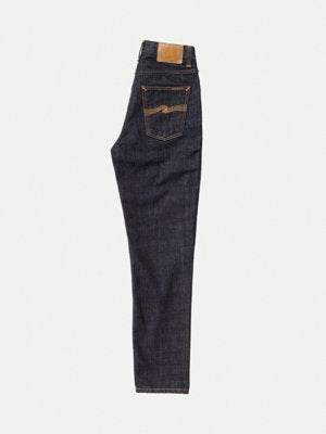 Jean droit taille haute brut en coton bio - breezy britt rinsed original