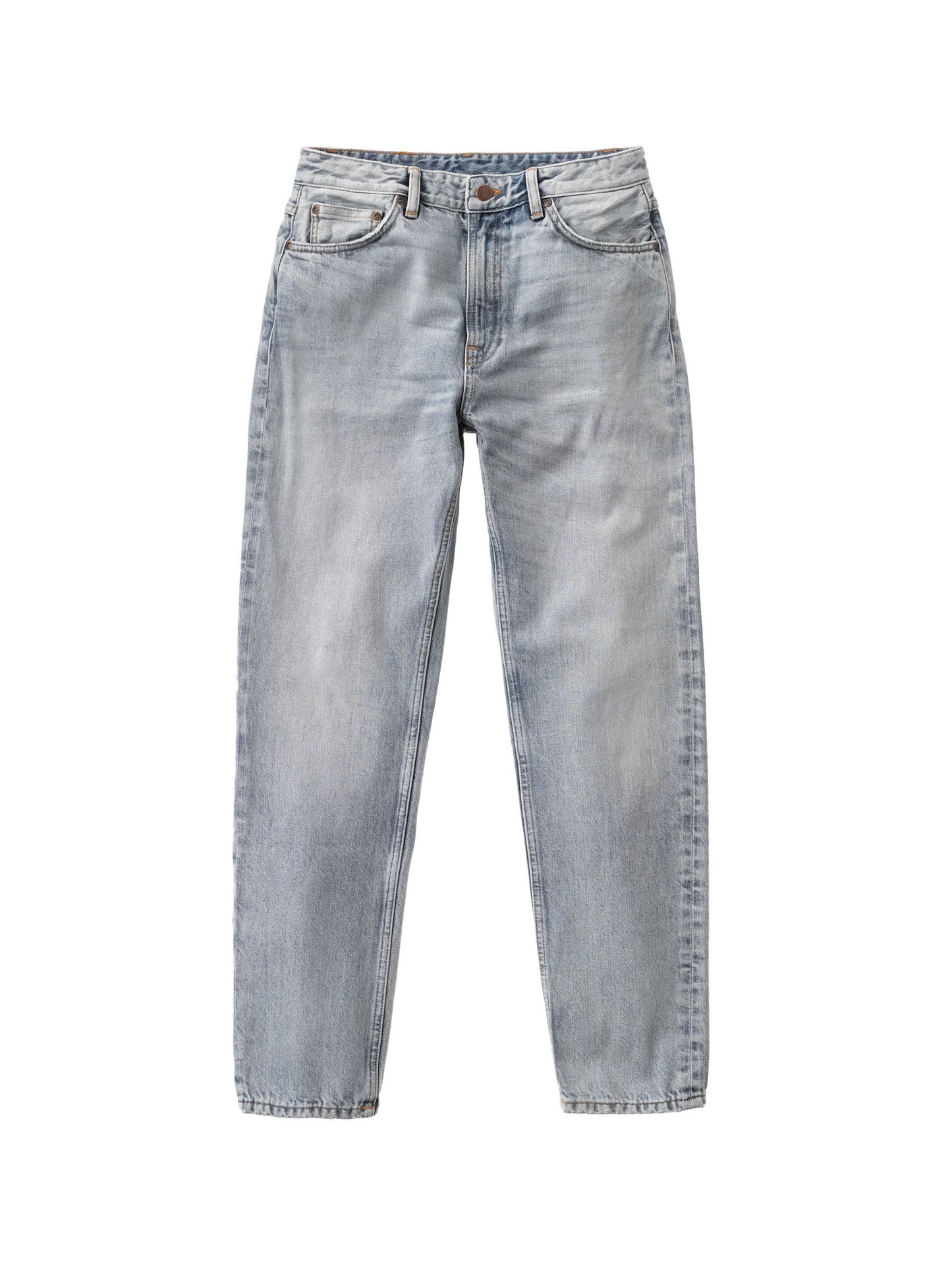 Jean mom bleu clair délavé en coton bio - Breezy Britt light desert