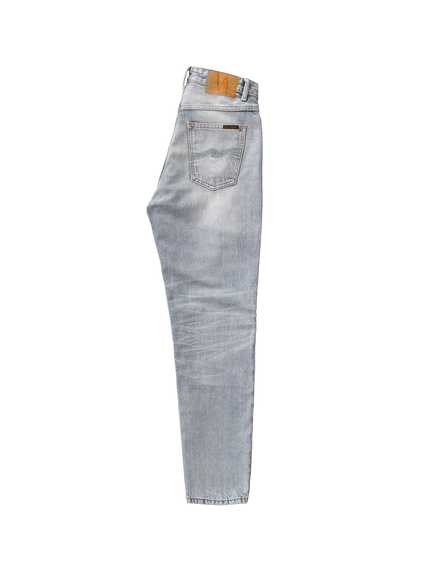 Jean mom bleu clair délavé en coton bio - Breezy Britt light desert