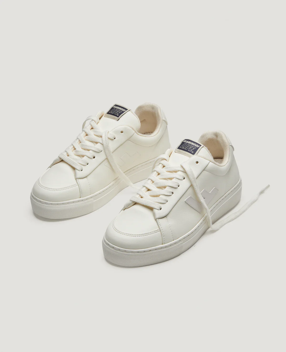 Baskets vegan en recyclé | blanc "classic 70s all pearl"
