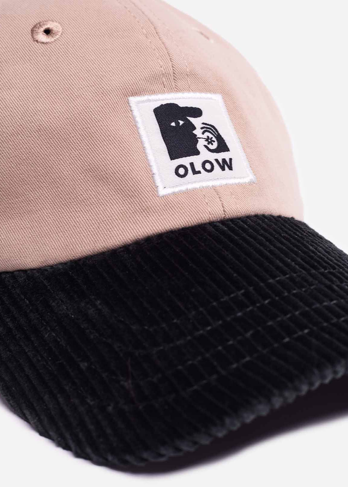 Casquette en coton biologique | beige et vert "casquette six pannel stanton vert - green"