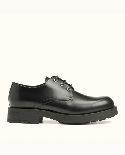 Chaussure made in france en cuir certifié | noir "chemin b2 noir"