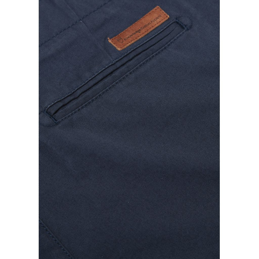 Chino marine en coton bio - chuck