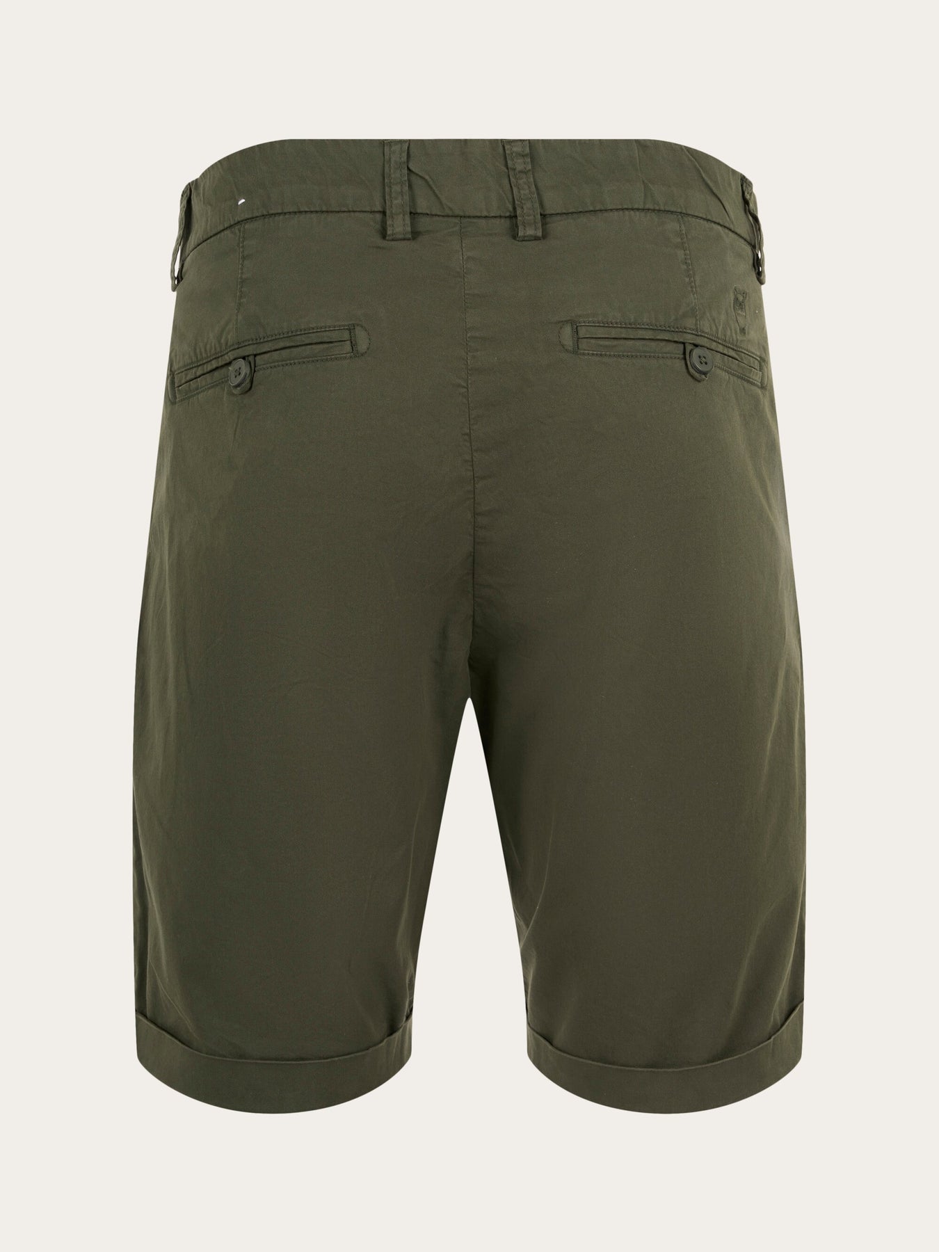 Short chino en coton bio | vert "chino poplin forrest night"