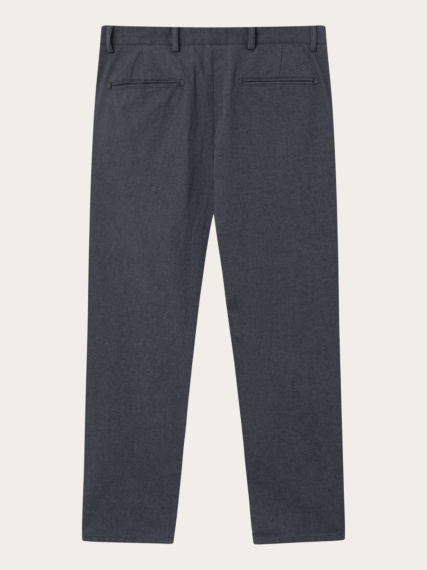 Pantalon droit en coton bio | gris "chuck regular flannel chino pants gray pinstripe"