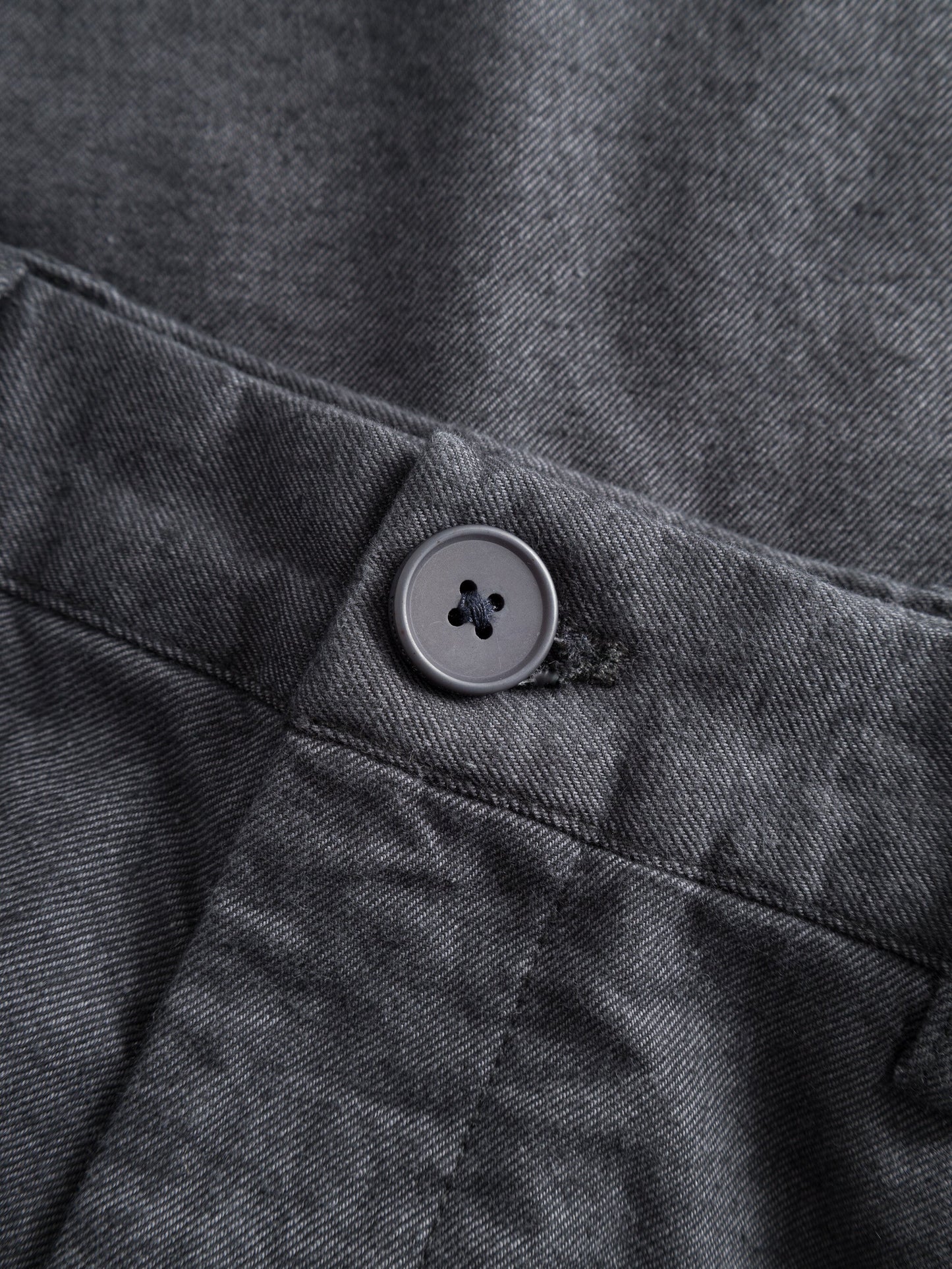 Pantalon droit en coton bio | gris "chuck regular flannel chino pants gray pinstripe"