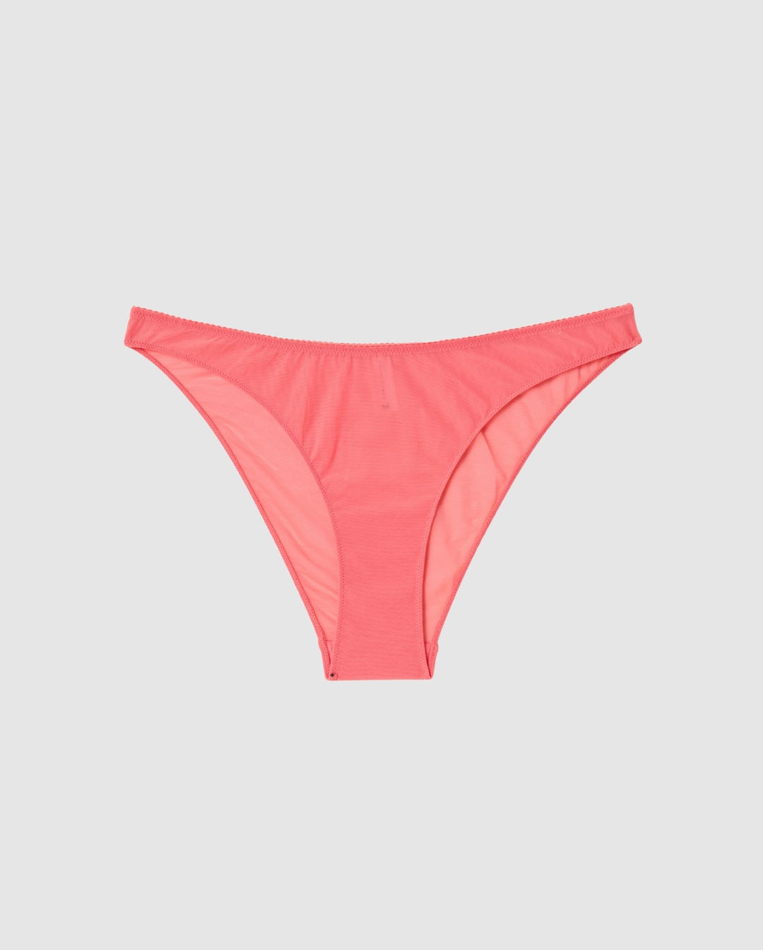 Culotte en matière recyclée | orange "mesh bikini briefs - coral"