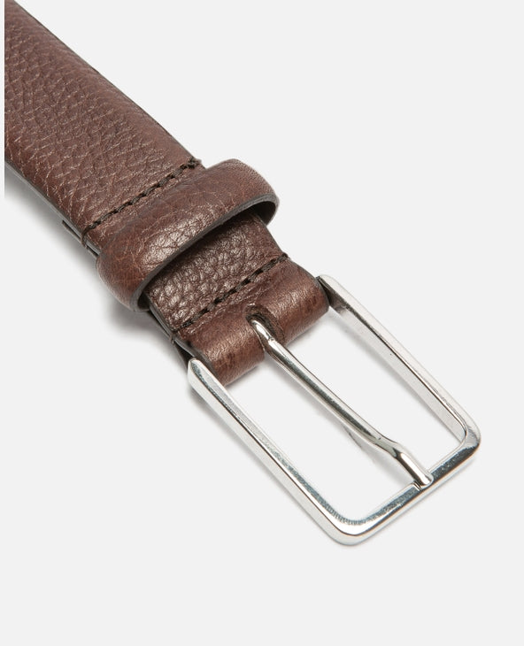 Ceinture en cuir tannage végétal | marron "corleone - marron"