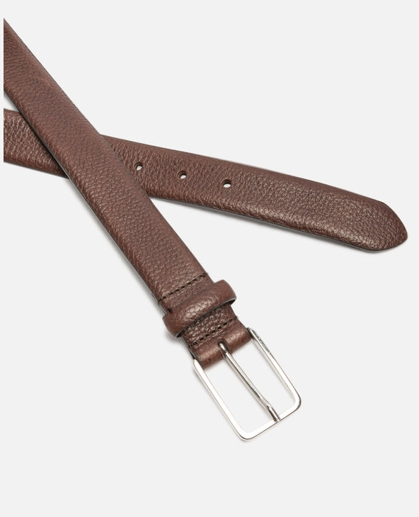 Ceinture en cuir tannage végétal | marron "corleone - marron"