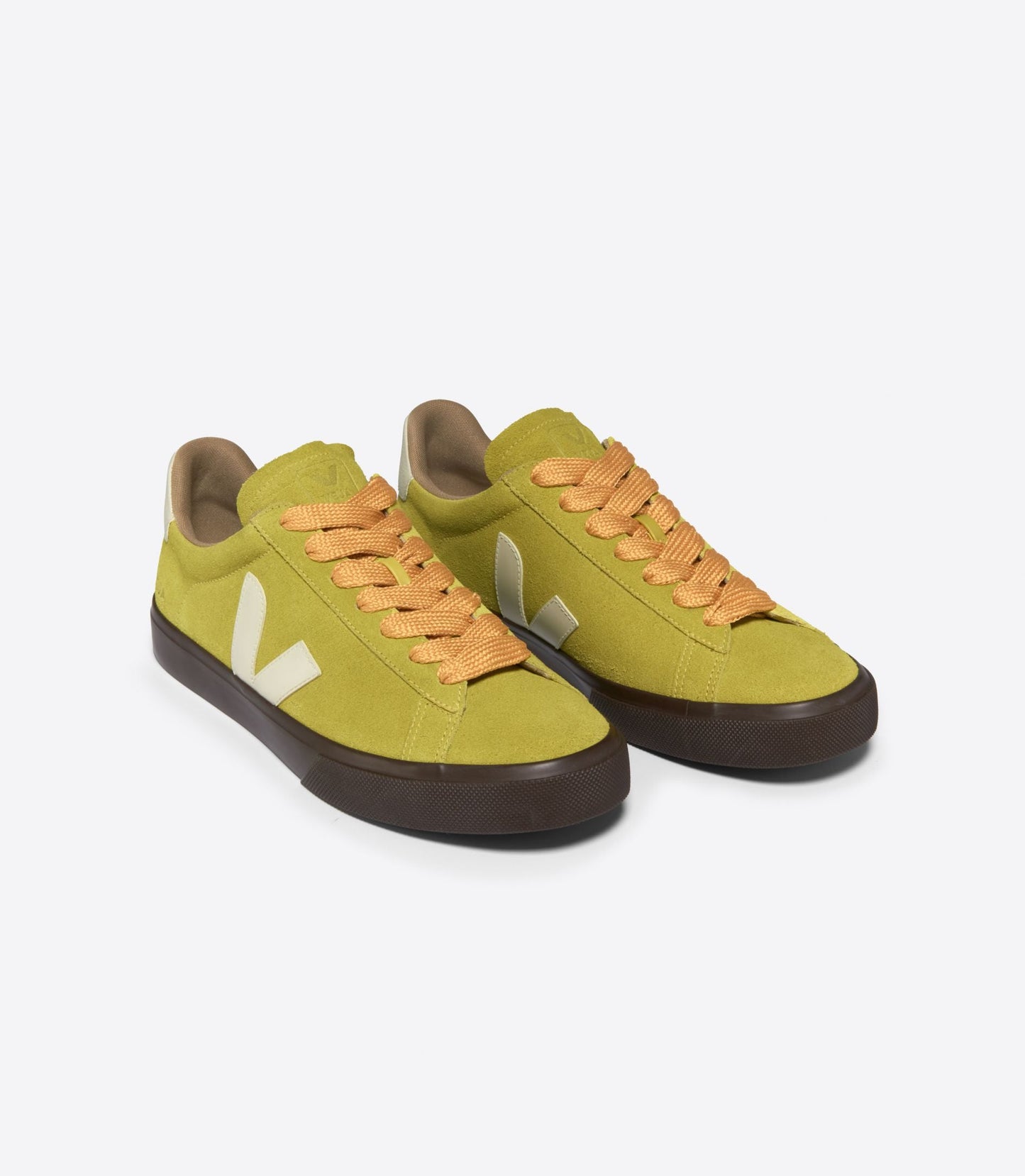 Baskets en suède et cuir sans chrome | jaune "campo bold suede liquor pierre"